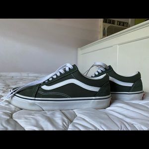 Olive green vans